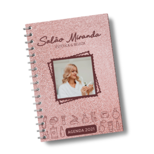 Agenda Diária com argolas ESTÉTICA 2 Agendas