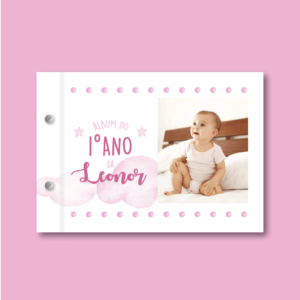 Álbum 1º Ano Bebé Menina Albuns
