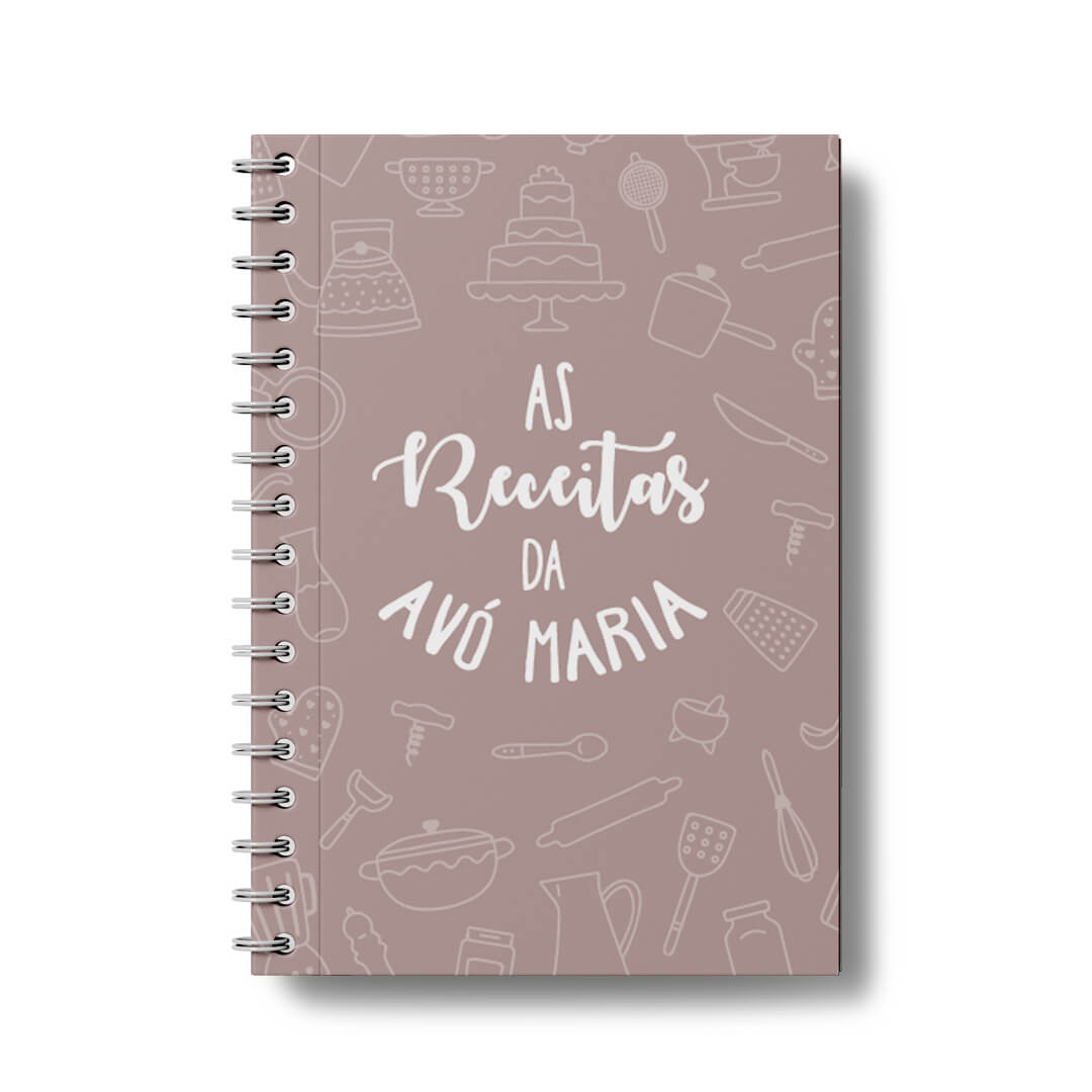 Caderno de Receitas – modelo 1 3 Caderno de Receitas – modelo 1 Cadernos 3