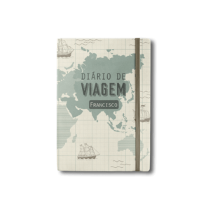 Diário de Viagens – modelo 1 Blocos de Notas