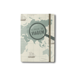 Diário de Viagens – modelo 2 Blocos de Notas