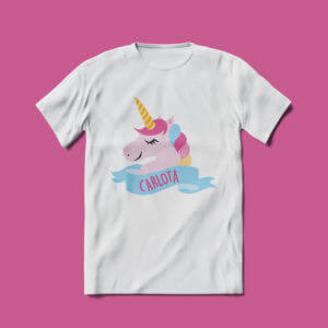 T-shirt Criança Unicórnio Aniversários de criança