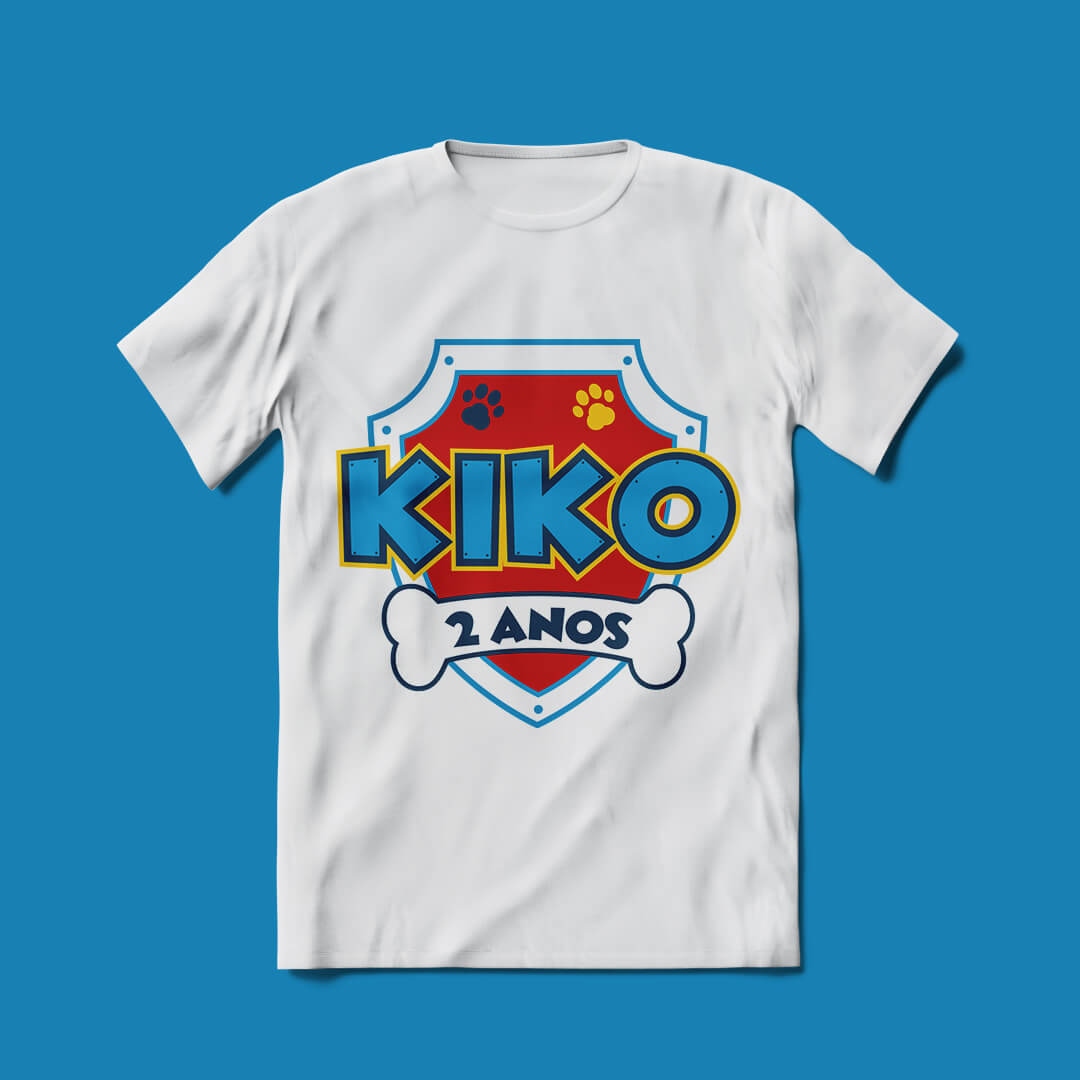 T-Shirt Criança PPata 3 T-Shirt Criança PPata Aniversários de criança 3
