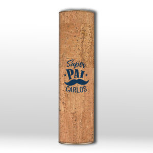 Tubo em cortiça p/ 1 garrafa de vinho Super Pai Eco Friendly