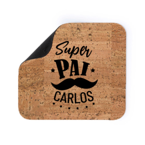 Tapete de rato em cortiça Super Pai Eco Friendly