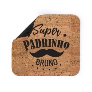Tapete de rato em cortiça Super Padrinho Eco Friendly