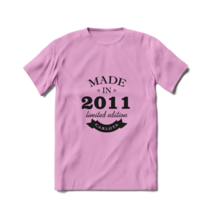 T-shirt Criança Made In personalizada Aniversários de criança 2