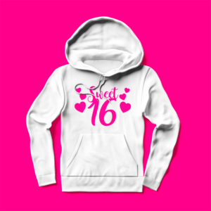 Sweatshirt Teen Sweet Aniversários de adultos