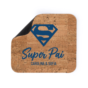 Tapete de rato em cortiça Super Pai Cor Eco Friendly